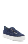 Blowfish Footwear Super Play Sneaker In Indigo Linen