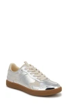 Blowfish Footwear Tastic Low Top Sneaker In Silver Faux Leather