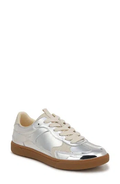 Blowfish Footwear Tastic Low Top Sneaker In Silver Faux Leather
