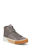 Blowfish Footwear Waverly High Top Sneaker In Grey Fabric/faux Leather