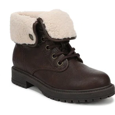 Blowfish Malibu Andy Cozy Faux Shearling Lined Boot In Brown