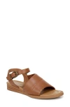 Blowfish Malibu Women's Ardice Strappy Low Wedge Sandals In Tan Faux Leather