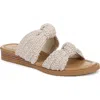 Blowfish Malibu Ashland Wedge Sandal In Off White Crochet Fabric