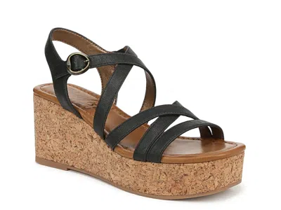 Blowfish Malibu Aurora Wedge Sandal In Black