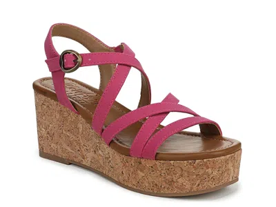 Blowfish Malibu Aurora Wedge Sandal In Pink