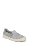 Blowfish Malibu Beachfront Slip On Sneaker In Fog Grey Washed Canvas
