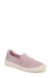 Blowfish Malibu Beachfront Slip On Sneaker In Violet Washed Canvas