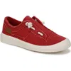 Blowfish Malibu Beachside Low Top Sneaker In Pompeiian Red Canvas
