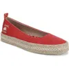 Blowfish Malibu Benita Espadrille Flat In Red