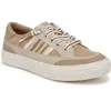 Blowfish Malibu Women's Alex Lace Up Sneakers In Sand Raffia/faux Leather