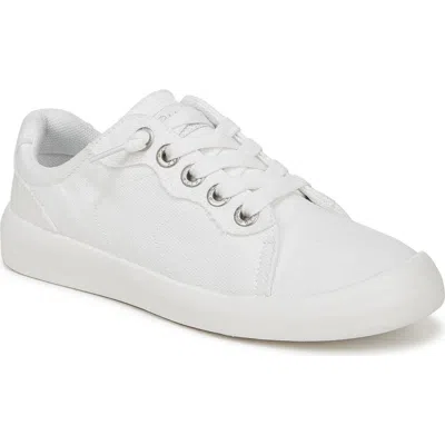 Blowfish Malibu Boardwalk Low Top Sneaker In White Canvas