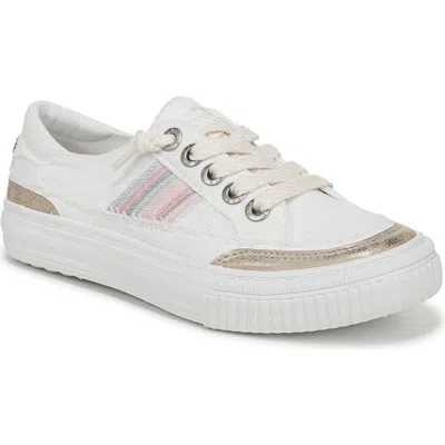 Blowfish Malibu Boardwalk Low Top Sneaker In White Linen