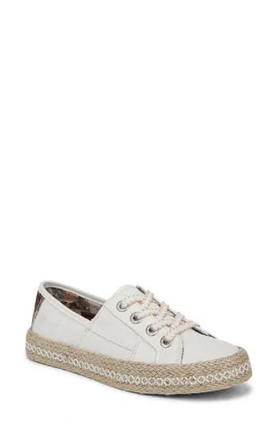 Blowfish Malibu Buenos Woven Sneaker In Cream Twill Fabric