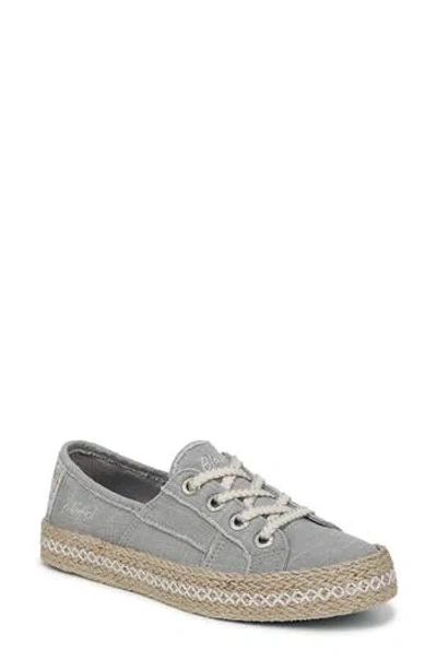 Blowfish Malibu Buenos Woven Sneaker In Fog Grey Canvas