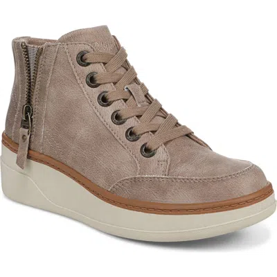 Blowfish Malibu Camden 2 Faux Leather Wedge Sneaker Bootie In Neutral