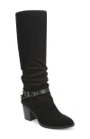 Blowfish Malibu Women's Carey Zip Block Heel Tall Boots In Black
