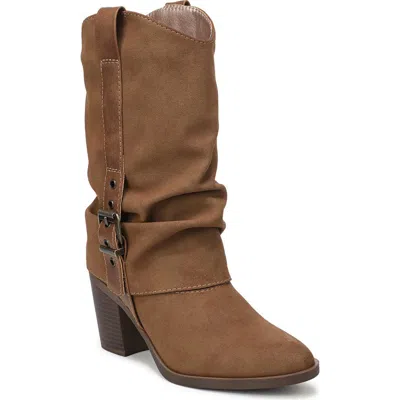 Blowfish Malibu Carter Scrunch Western Boot In Brown