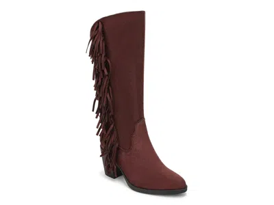 Blowfish Malibu Criss 2 Fringe Knee High Boot In Black