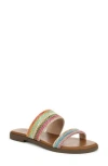 Blowfish Malibu Curtis 2 Woven Slide Sandal In Multi Faux Raffia