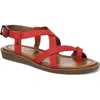 Blowfish Malibu Devon Sandal In Red Faux Nubuck