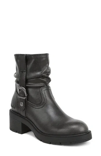 Blowfish Malibu Finley Faux Leather Bootie In Black