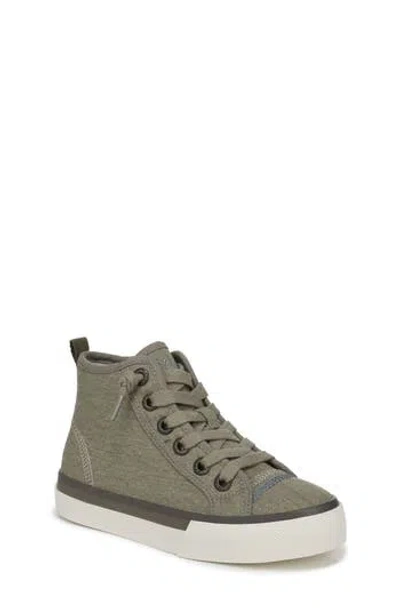 Blowfish Malibu Kids' Cameron High Top Sneaker In Green Twill Fabric