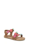 Blowfish Malibu Kids' Flower Strap Sandal In Brown