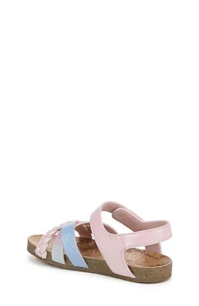 Blowfish Malibu Kids' Gaia Ankle Strap Sandal In Pink Multi