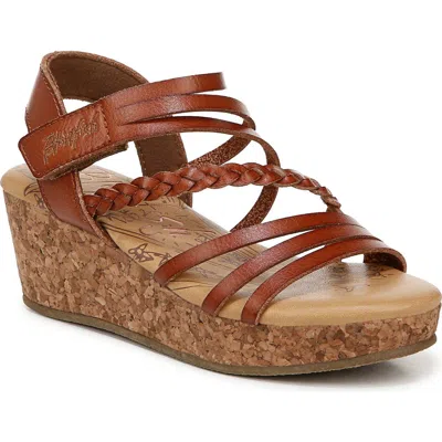 Blowfish Malibu Kids' Liddie Wedge Sandal In Brown