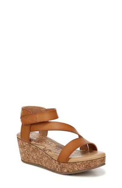 Blowfish Malibu Kids' Loverli Cork Wedge Sandal In Brown