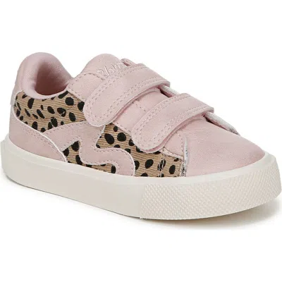 Blowfish Malibu Kids' Vince Strap Sneaker In Blush Pixie Leopard
