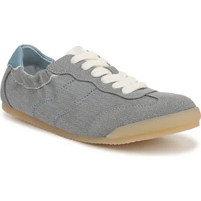 Blowfish Malibu Lana Slip-on Sneaker In Raindrop Canvas,faux Suede,faux Leather