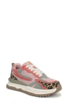 Blowfish Malibu Leo Trainer Sneaker In Pink/tan/black