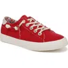 Blowfish Malibu Martina Slip-on Platform Sneaker In Pompeiian Red Canvas