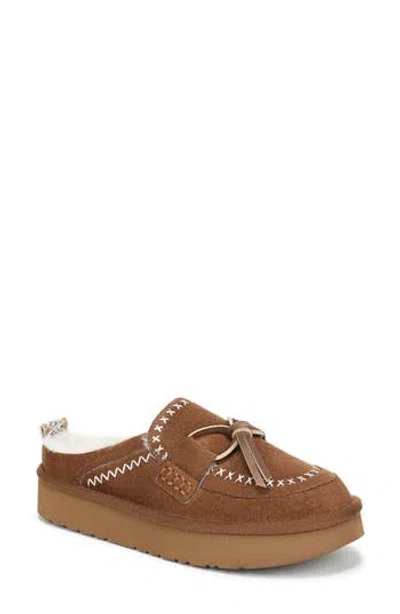 Blowfish Malibu Montreal Faux Fur Lined Slipper In Brown