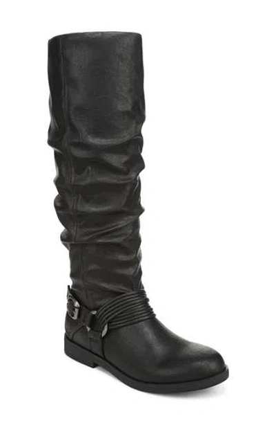 Blowfish Malibu Petra Faux Leather Knee High Boot In Black