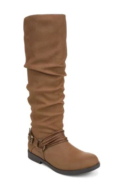 Blowfish Malibu Petra Faux Leather Knee High Boot In Brown