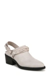 Blowfish Malibu Women's Robin Pointed Toe Block Heel Mules In Off White Faux Leather