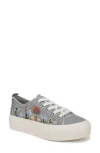 Blowfish Malibu Sadie-sun Platform Sneaker In Grey/multi