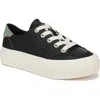 Blowfish Malibu Shade Platform Sneaker In Black Faux Leather