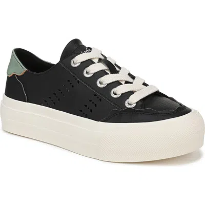 Blowfish Malibu Shade Platform Sneaker In Black Faux Leather