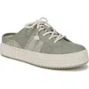 Blowfish Malibu Super Slide Platform Sneaker In Pistachio Green Twill Fabric