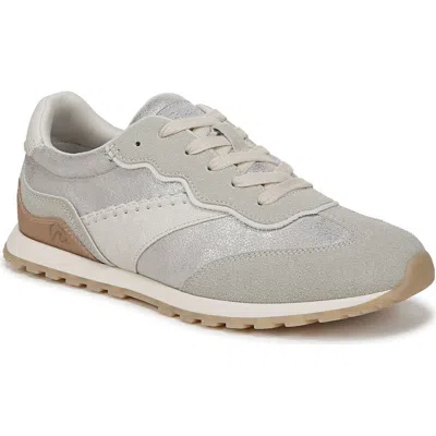 Blowfish Malibu Valley Sneaker In Silver Faux Leather,fabric