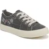 Blowfish Malibu Very Sadie Embroidered Floral Sneaker In Gray