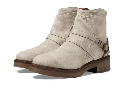 Blowfish Malibu Visit Women's Boots Sand Oiled Vegan Suede/almond Dyecut: 8.5 M In Silver