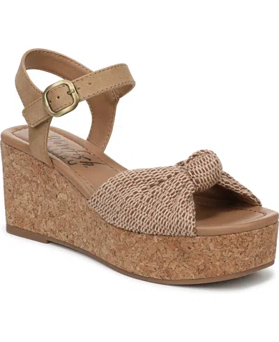 Blowfish Malibu Adore Platform Wedge Sandal In Brown