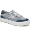 Blowfish Malibu Women's Alex Lace Up Sneakers In Foggy Blue Faux Leather
