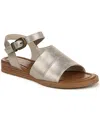 Blowfish Malibu Women's Ardice Strappy Low Wedge Sandals In Black Faux Leather