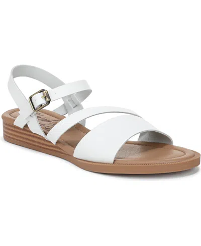 Blowfish Malibu Women's Arrow Strappy Flat Sandals In White