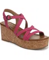 Blowfish Malibu Aurora Strappy Platform Wedge Sandal In Pink